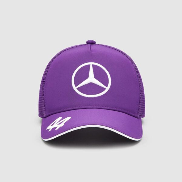 GORRA MERCEDES LEWIS HAMILTON LILA 2024
