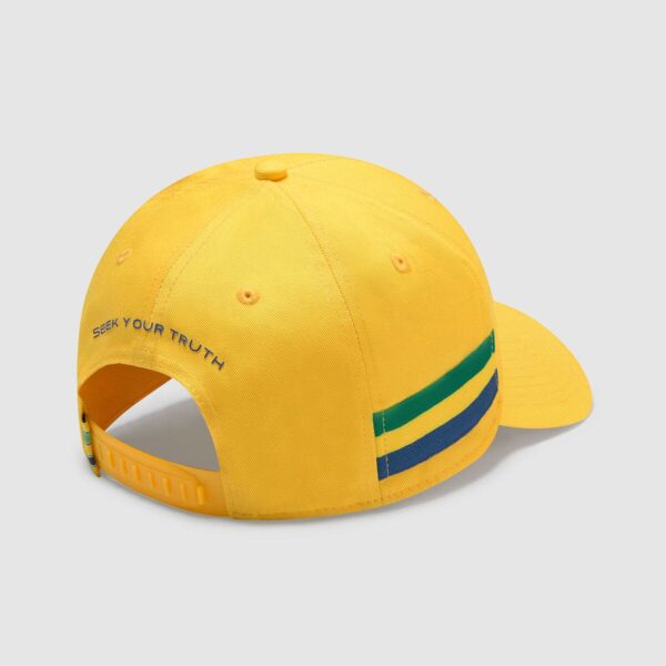 GORRA AYRTON SENNA STRIPE YELLOW - Imagen 3