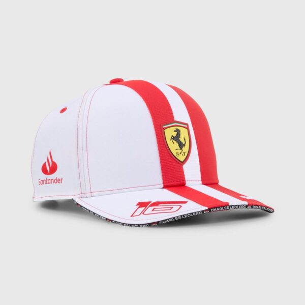 GORRA FERRARI CHARLES LECLERC MONACO GP 2024