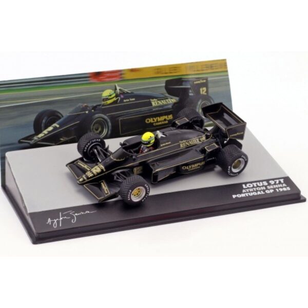 AUTO A ESCALA 1:43 AYRTON SENNA LOTUS 97T 1985