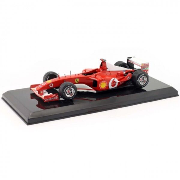 AUTO A ESCALA 1:24 MICHAEL SCHUMACHER FERRARI F2002 #1 WORLD CHAMPION - Imagen 2