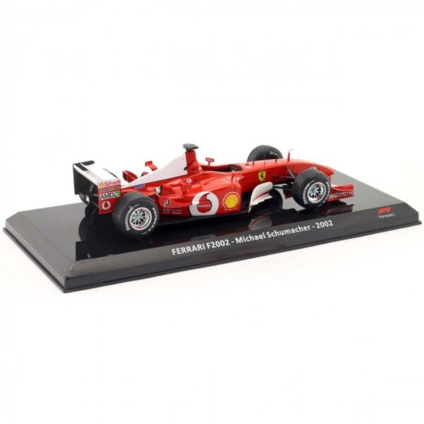 AUTO A ESCALA 1:24 MICHAEL SCHUMACHER FERRARI F2002 #1 WORLD CHAMPION - Imagen 3