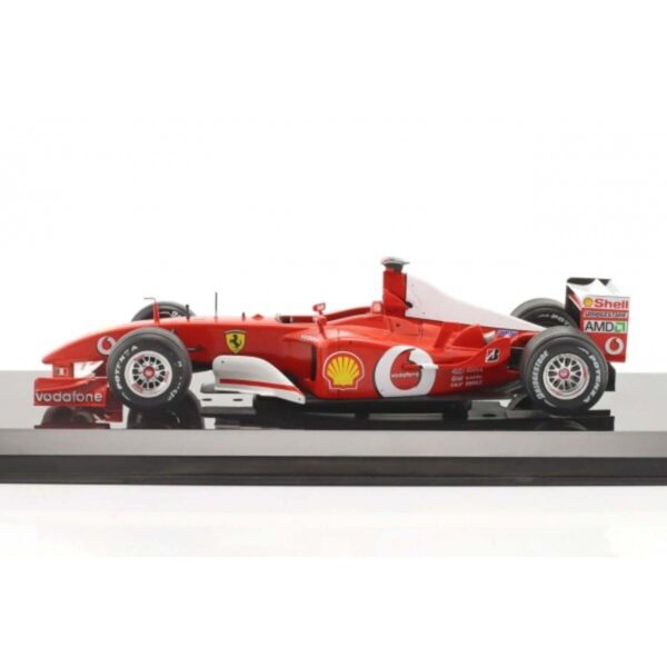 AUTO A ESCALA 1:24 MICHAEL SCHUMACHER FERRARI F2002 #1 WORLD CHAMPION - Imagen 4