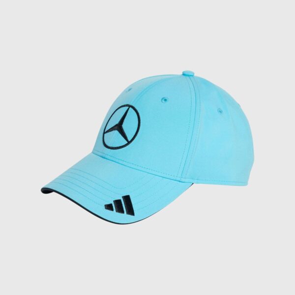 GORRA CELESTE MERCEDES GEORGE RUSSELL 2025