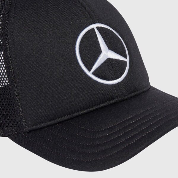 GORRA MERCEDES TRUCKER NEGRA 2025 - Imagen 2