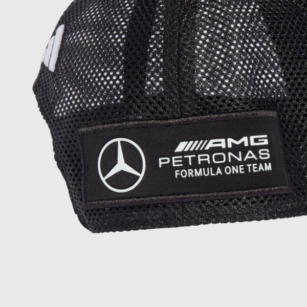 GORRA MERCEDES TRUCKER NEGRA 2025 - Imagen 3
