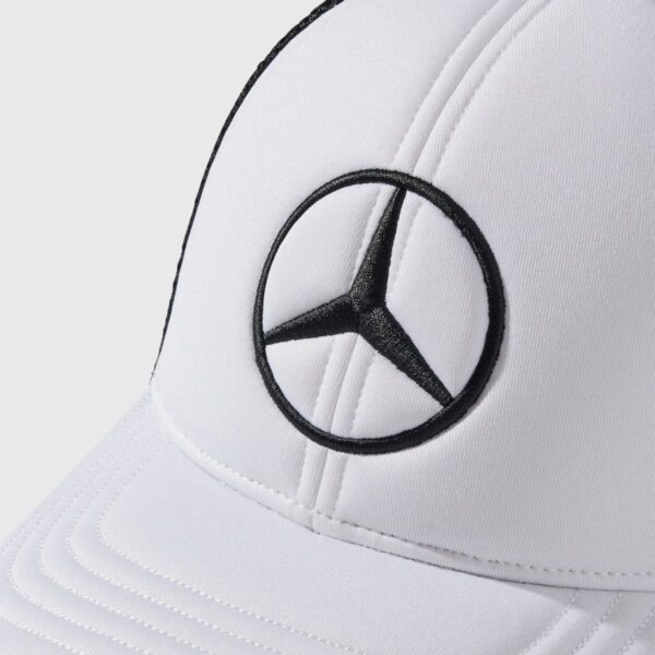 GORRA MERCEDES TRUCKER BLANCA 2025 - Imagen 2
