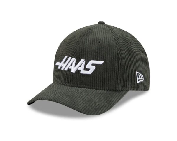 GORRA HAAS VERDE DE PANA