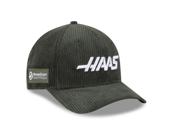 GORRA HAAS VERDE DE PANA - Imagen 2