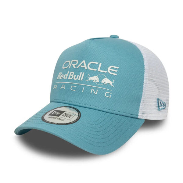 GORRA RED BULL TRUCKER CELESTE