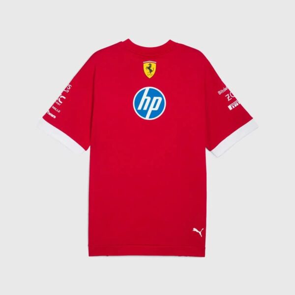 CAMISETA SCUDERIA FERRARI OVERSIZE 2025 - Imagen 2