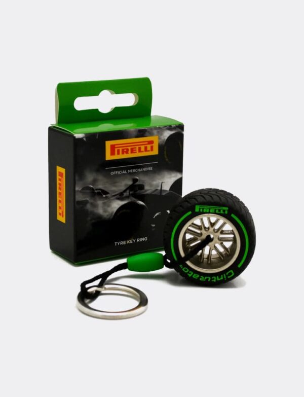 LLAVERO PIRELLI F1 VERDE